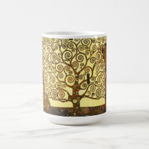 Árvore de Gustavo Klimt da caneca da vida