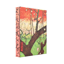 Árvore de Japonese (após Hiroshige) por Van Gogh Impressão De Canvas Envolvidas