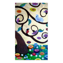 Árvore de Klimt Cartao De Visita