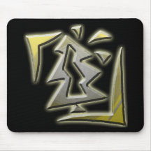 Árvore de Natal do ouro Mousepad