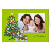 Árvore de Natal/foto Cartao