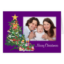 Árvore de Natal/foto Cartão