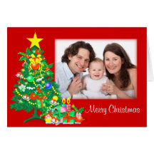 Árvore de Natal/foto Cartao