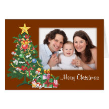 Árvore de Natal/foto Cartoes