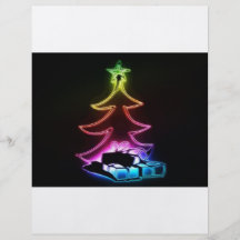 árvore de Natal Modelo De Panfletos