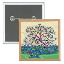Árvore de vida pins