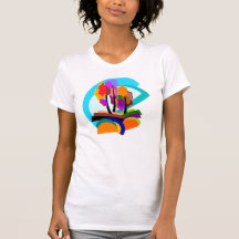 Árvores abstratas camiseta