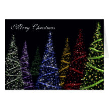 Árvores de Natal Sparkling Cartoes