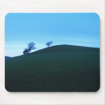 Árvores ventosas do crepúsculo mousepads