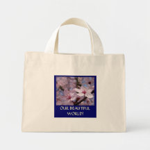 As BOLSAS REUSÁVEIS do ESCRITÓRIO nosso mundo boni