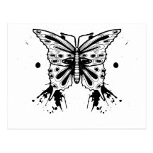 As borboletas do ~ da borboleta 4 personalizam o m cartão postal