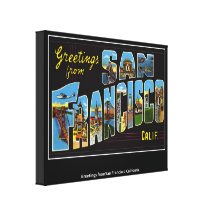 As canvas de San Francisco criam seus próprios Impressão De Canvas Esticadas