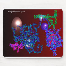 as coisas acontecem no espaço, Mousemat Mouse Pad
