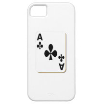 Ás do cartão de jogo dos clubes capa iPhone 5 Case-Mate
