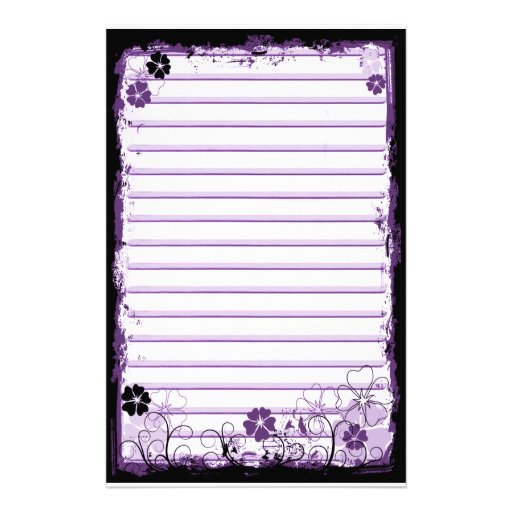 As flores do redemoinho do Grunge alinharam o roxo