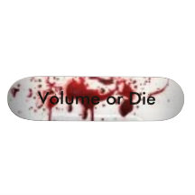 as imagens, volume ou morrem skates