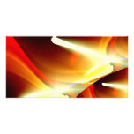 As luzes - ficção científica abstrata moderna cartão com foto