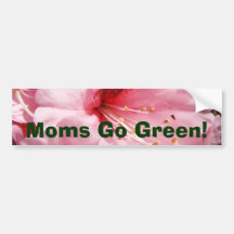 As mães vão verde! autocolante no vidro traseiro R Adesivos