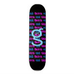 As meninas patinam demasiado! - Skate preto - (azu
