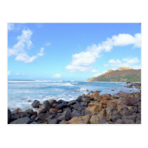 As praias de Oahu Cartão Postal