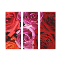 As rosas têm-no impressão em canvas