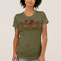 As senhoras de Unknownn couberam o TShirt de Camo