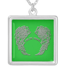 Asas celtas colar personalizado