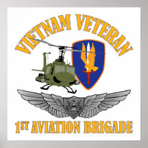 Asas da tripulação aéreo do veterano de Vietnam Poster