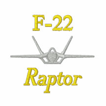 Asas de FU no polo do golfe com F-22 e sinal de ch