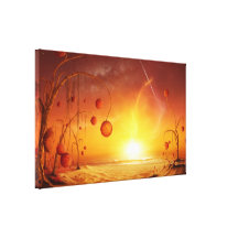 Ascensão do buraco negro impressão de canvas envolvidas