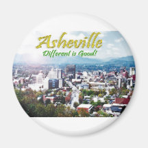 Asheville… diferente é boa! ima de geladeira