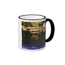 Ásia, China, Yunnan, Dali. Montanhas de Cangshan Caneca