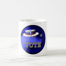Asno Democrática do voto Canecas