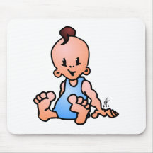 Assento do bebé mousepads