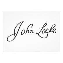 Assinatura autógrafo de John Locke Convite Personalizado