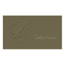 Assinatura C Cartões De Visitas