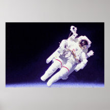 Astronauta dos Estados Unidos Poster