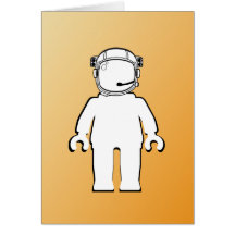 Astronauta Minifig do estilo de Banksy Cartoes