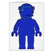 Astronauta Minifig do estilo de Banksy Cartoes
