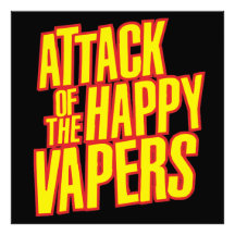 Ataque do Vapers feliz Fotografias