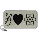 Ateísmo do amor da paz caixinhas de som para pc