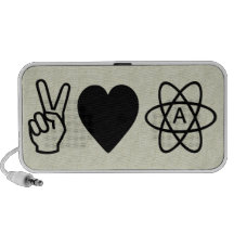 Ateísmo do amor da paz caixinhas de som para pc
