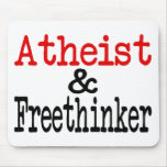 Ateu e Freethinker Mousepads