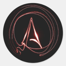 Ateu no vermelho adesivos