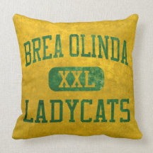 Atletismo de Brea Olinda Ladycats Travesseiro De Decoração