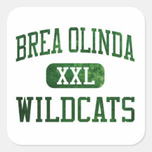 Atletismo dos Wildcats de Brea Olinda Adesivo