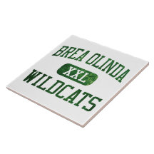 Atletismo dos Wildcats de Brea Olinda Azulejos De Cerâmica
