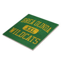 Atletismo dos Wildcats de Brea Olinda Azulejo De Cerâmica