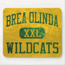Atletismo dos Wildcats de Brea Olinda Mouse Pad