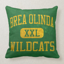 Atletismo dos Wildcats de Brea Olinda Travesseiro